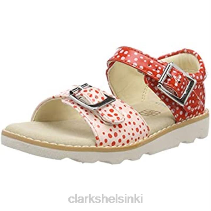 tyttöjen kruunu kukinta t sling back sandaalit clarks oranssi Clarks lapset 2DHN1189 oranssi