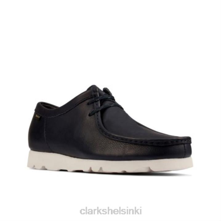 clarks navy nahkainen wallabee gtx Clarks miehet 2DHN4409 laivastonsininen nahka