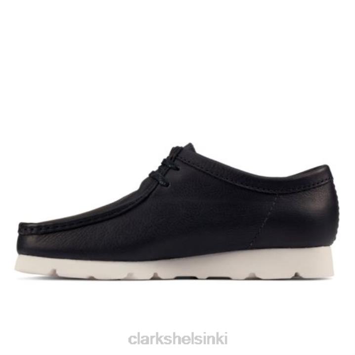 clarks navy nahkainen wallabee gtx Clarks miehet 2DHN4409 laivastonsininen nahka