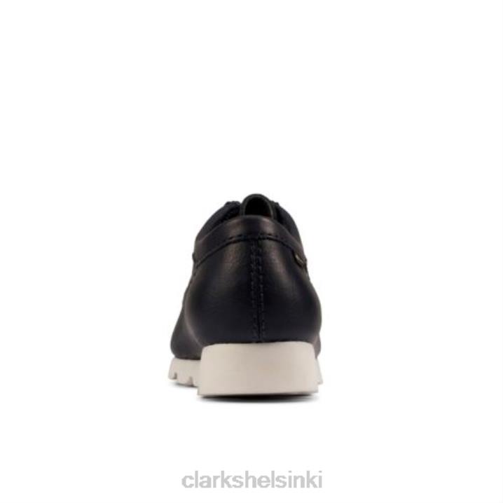clarks navy nahkainen wallabee gtx Clarks miehet 2DHN4409 laivastonsininen nahka