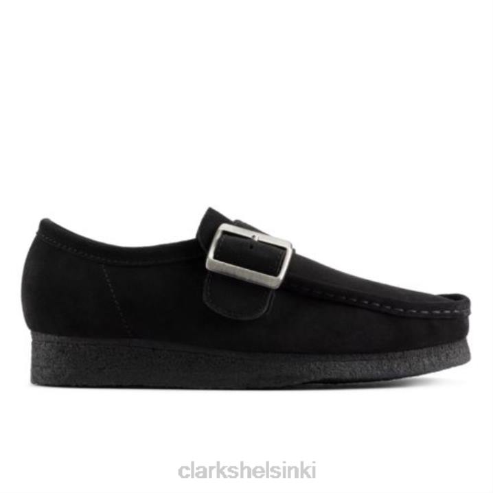 musta sde wallabee munkki clarks Clarks miehet 2DHN4412 musta sde