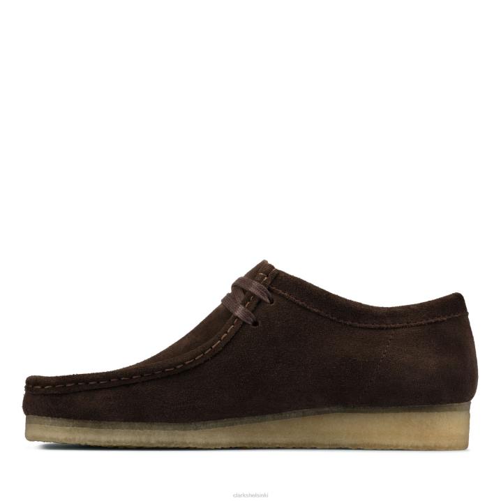 clarks tummanruskea mokkanahka wallabee Clarks miehet 2DHN3601 tummanruskea mokka