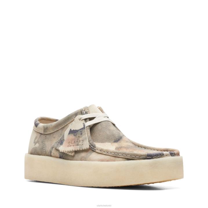luonnonvalkoinen camo clarks wallabee cup Clarks miehet 2DHN3747 luonnonvalkoinen camo
