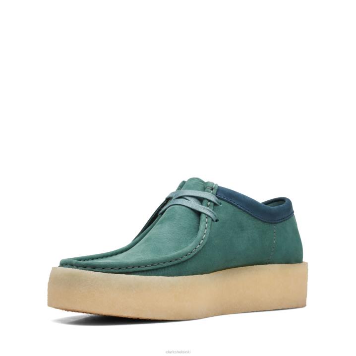 sinivihreä wallabee cup clarks Clarks miehet 2DHN3612 sinivihreä