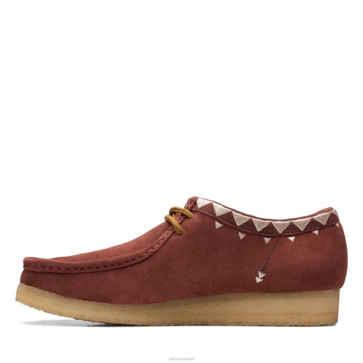 wallabee auburn clarks Clarks miehet 2DHN3630 kastanjanruskea
