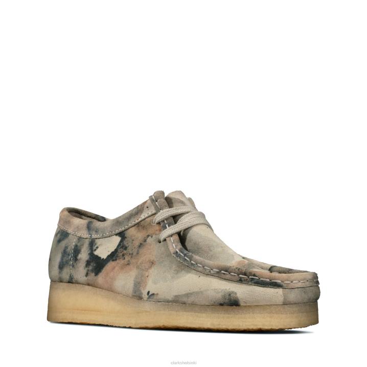 wallabee clarks luonnonvalkoinen camo Clarks miehet 2DHN3759 luonnonvalkoinen camo
