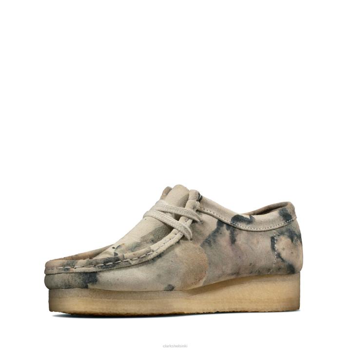 wallabee clarks luonnonvalkoinen camo Clarks miehet 2DHN3759 luonnonvalkoinen camo