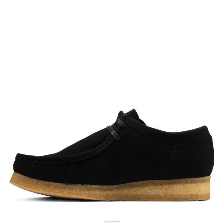 wallabee clarks musta vegaani Clarks miehet 2DHN3621 musta vegaani