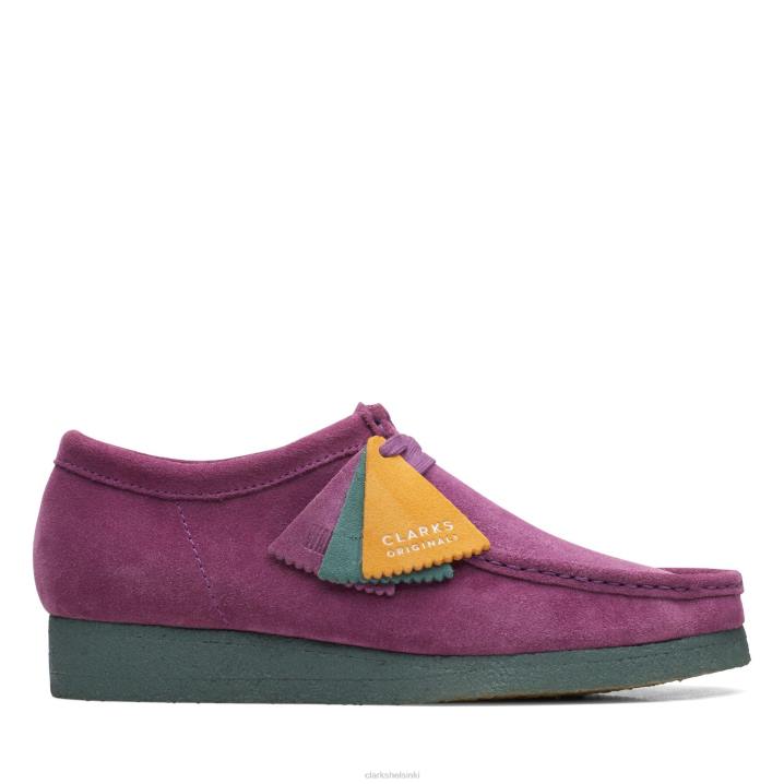 wallabee clarks violetti/vihreä Clarks miehet 2DHN3599 violetti/vihreä