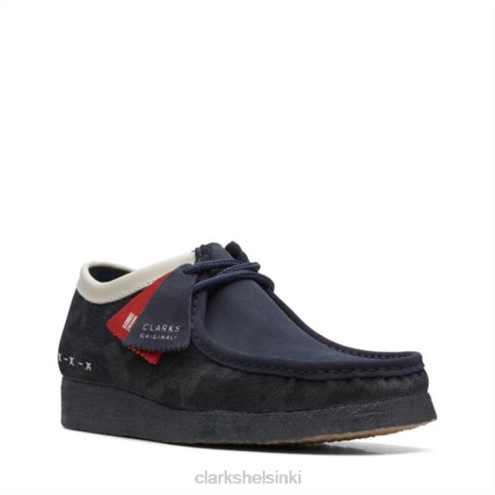 wallabee denim sininen synteettinen denim sininen synteettinen clarks Clarks miehet 2DHN5606 denim sininen synteettinen