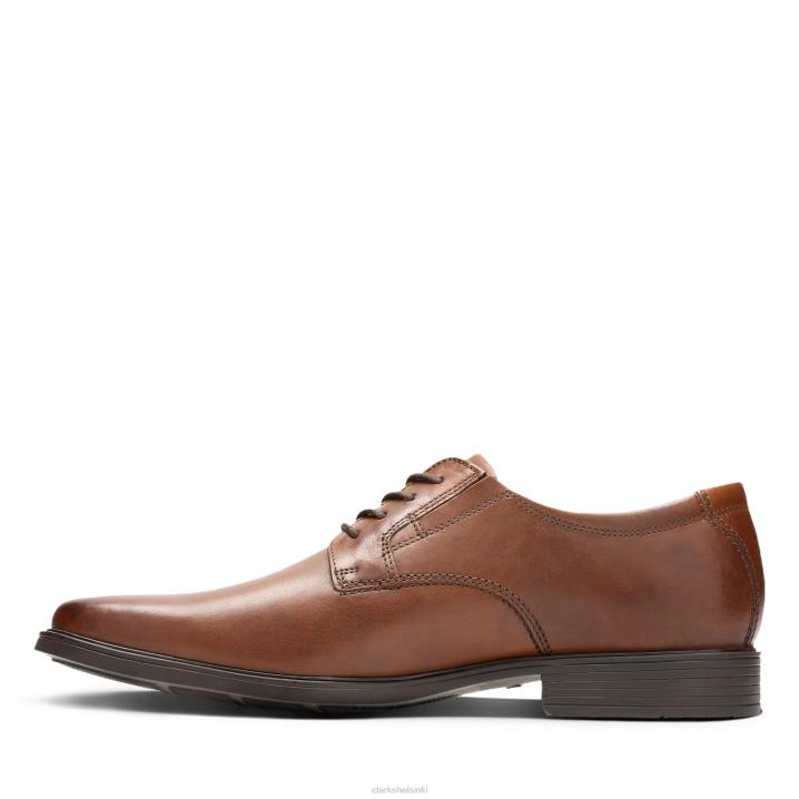 tummanruskea nahka clarks tilden plain Clarks miehet 2DHN3579 tummanruskea nahka