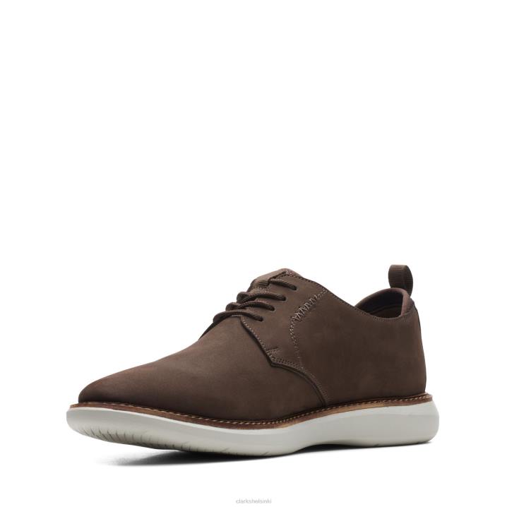 tummanruskea nub clarks kirkas matala Clarks miehet 2DHN3592 tummanruskea nub