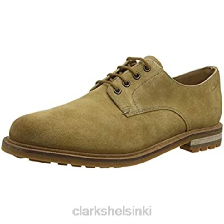 clarks miesten foxwell hall derbys beige tumma hiekka mokka tumma hiekka mokka Clarks miehet 2DHN2298 beige tumma hiekkamokka
