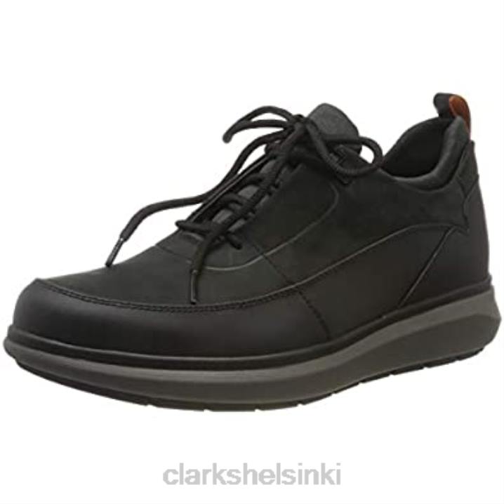 clarks miesten un venture matala derbys musta combi musta combi Clarks miehet 2DHN2818 musta yhdistelmä musta yhdistelmä
