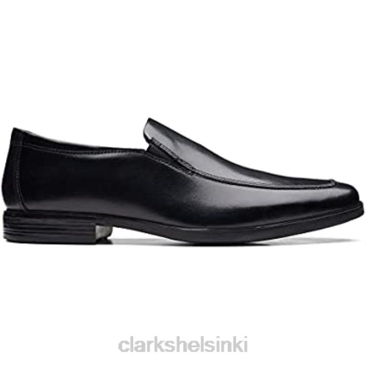 clarks musta nahka miesten Howard Edge derby Clarks miehet 2DHN841 musta nahka