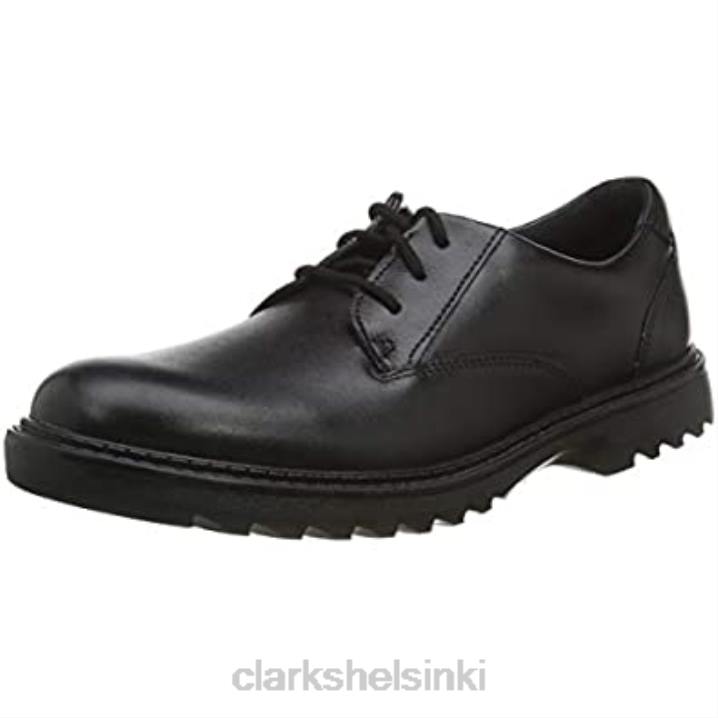 musta miesten asher jazz y derbys clarks Clarks miehet 2DHN1996 musta nahka musta nahka