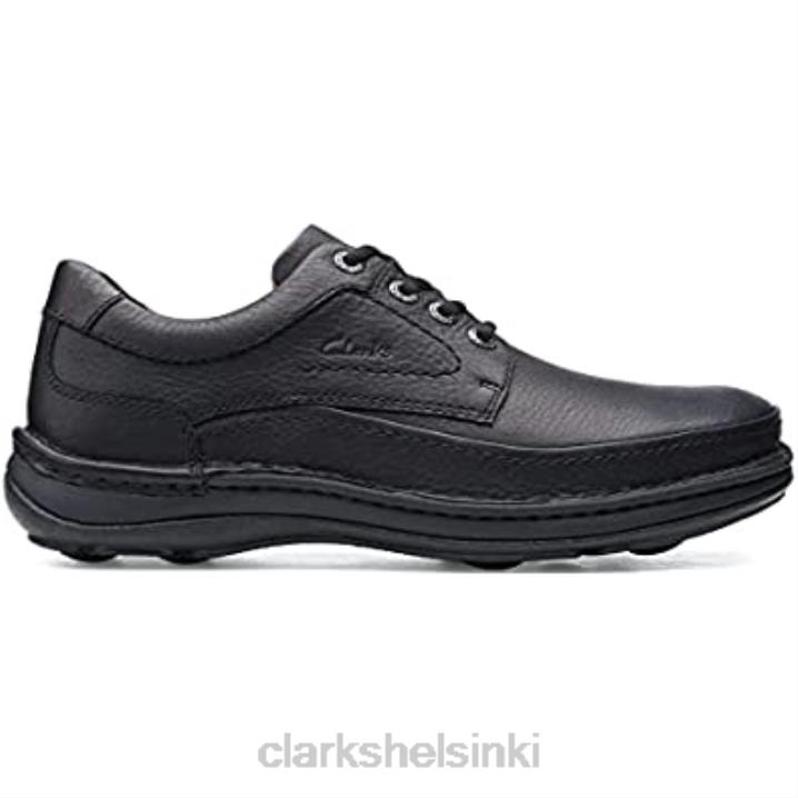musta nahka miesten nature three derbys clarks Clarks miehet 2DHN2756 musta nahka