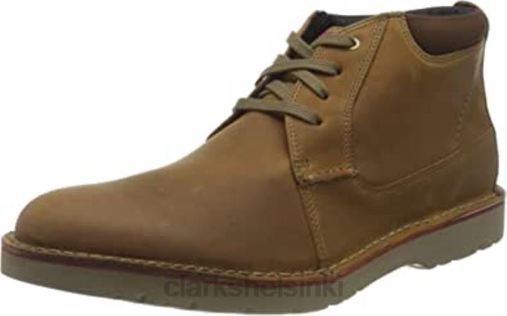ruskea tummanruskea nahka miesten vargo mid derbys clarks Clarks miehet 2DHN1828 ruskea tummanruskea nahka