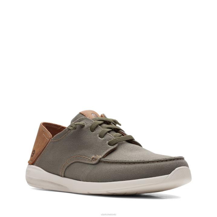 clarks gorwlace oliivitekstiiliä Clarks miehet 2DHN3722 oliivi tekstiiliä