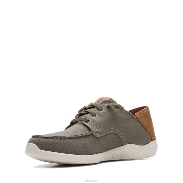 clarks gorwlace oliivitekstiiliä Clarks miehet 2DHN3722 oliivi tekstiiliä