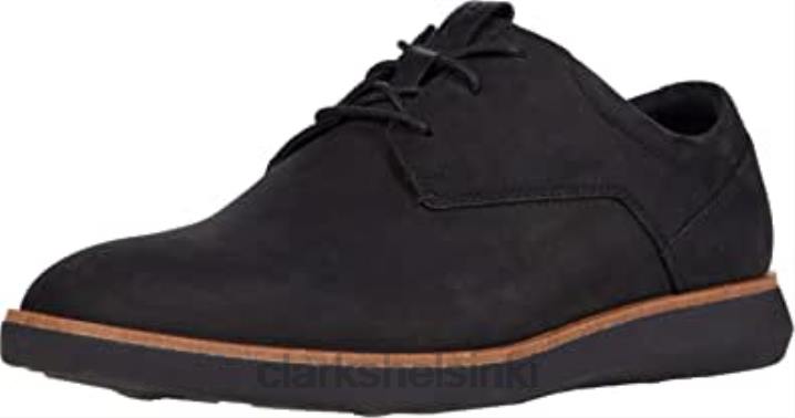 clarks miesten banwell pitsiset tennarit, musta nubukki Clarks miehet 2DHN2178 musta nubukki