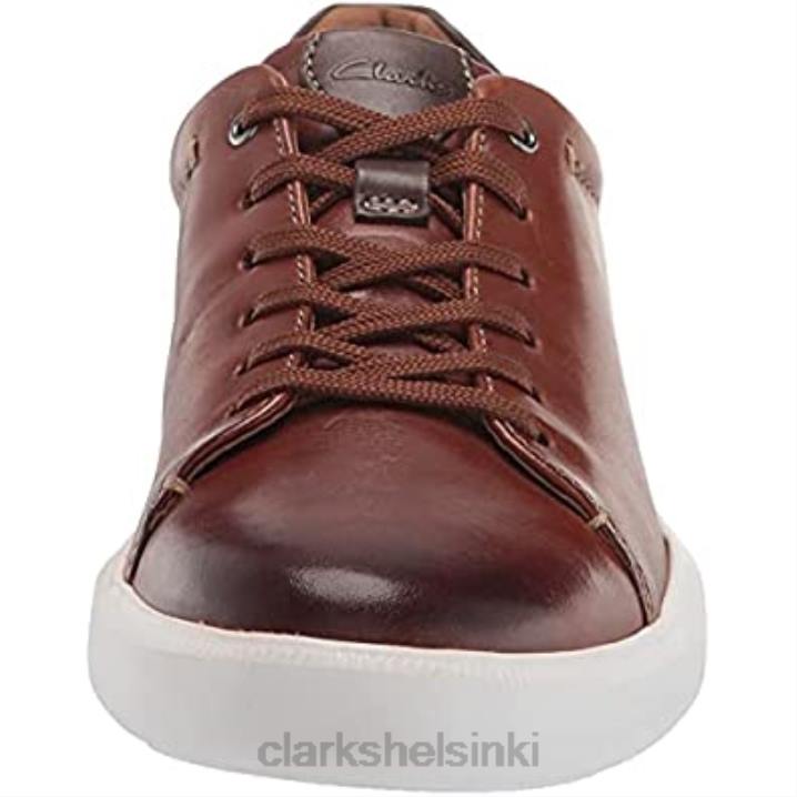 clarks miesten cambro matala lenkkari tummanruskeaa nahkaa Clarks miehet 2DHN1474 tummanruskea nahka
