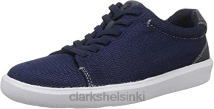 clarks miesten cambro matalat tennarit laivastonsininen tekstiili Clarks miehet 2DHN1714 laivastonsininen tekstiili
