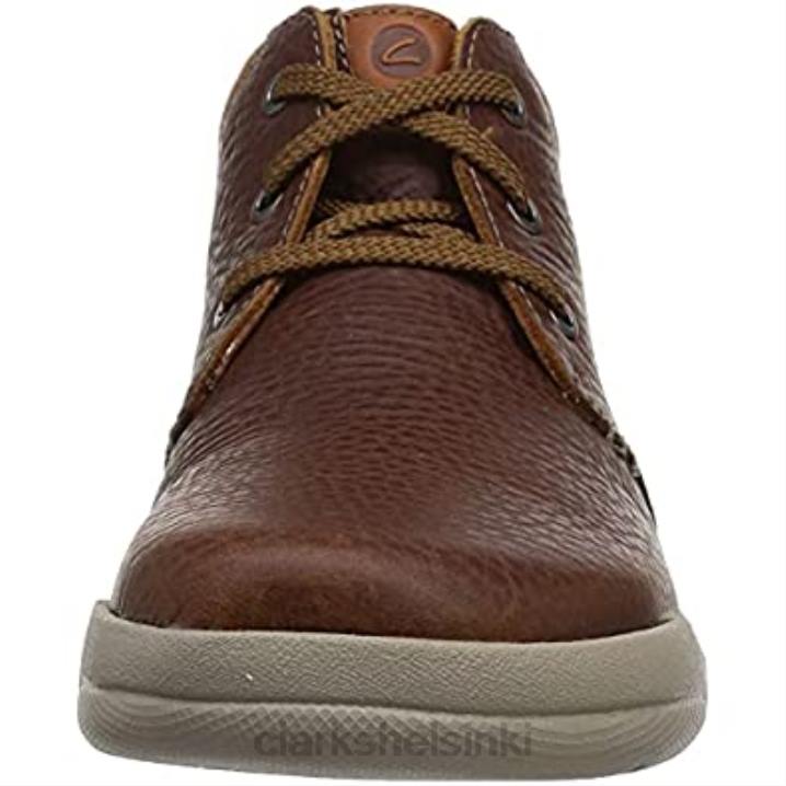 clarks miesten driftway mid tennarit tummanruskea lea Clarks miehet 2DHN1594 tumma rusketus lea