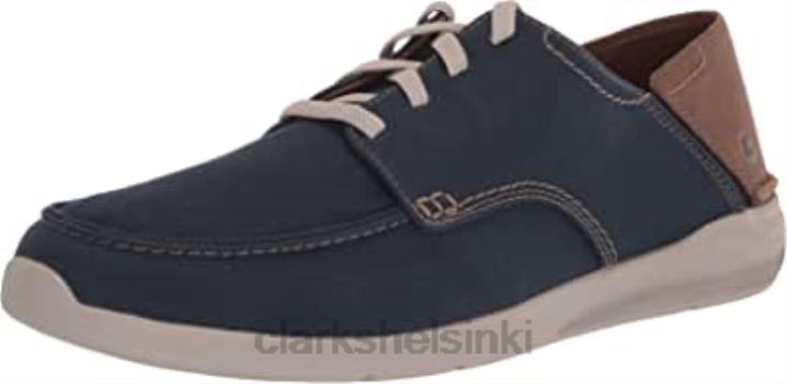 clarks miesten gorwlace tennarit laivastonsininen tekstiili Clarks miehet 2DHN2034 laivastonsininen tekstiili