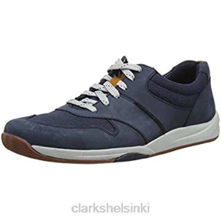 clarks miesten langton race tennarit laivastonsininen nubukki Clarks miehet 2DHN2802 laivaston nubukki