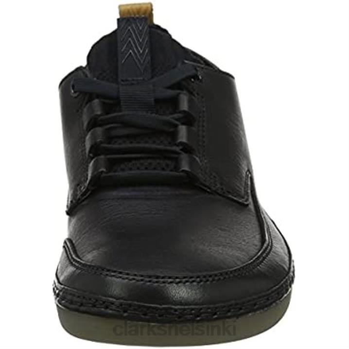 clarks musta nahka miesten nature iv tennarit Clarks miehet 2DHN2353 musta nahka