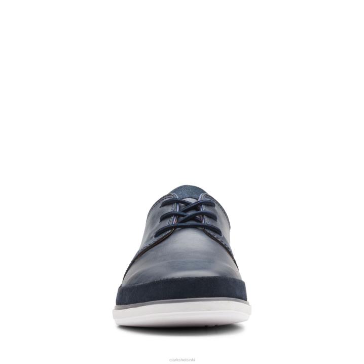 clarks navy bratton pitsiä Clarks miehet 2DHN3673 laivasto