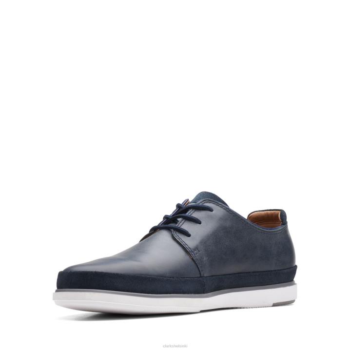 clarks navy bratton pitsiä Clarks miehet 2DHN3673 laivasto