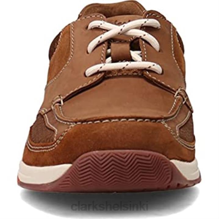 clarks tan nubuck miesten langton lane -lenkkarit Clarks miehet 2DHN441