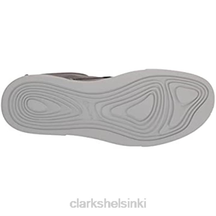 harmaat nahkaiset miesten gereld matalat lenkkarit Clarks miehet 2DHN1220 harmaa nahka