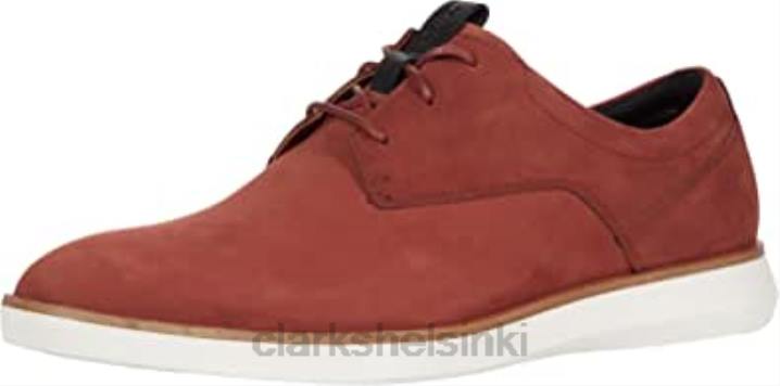 miesten banwell-pitsilenkkarit, punaiset nubuck clarks Clarks miehet 2DHN1446 punainen nubukki