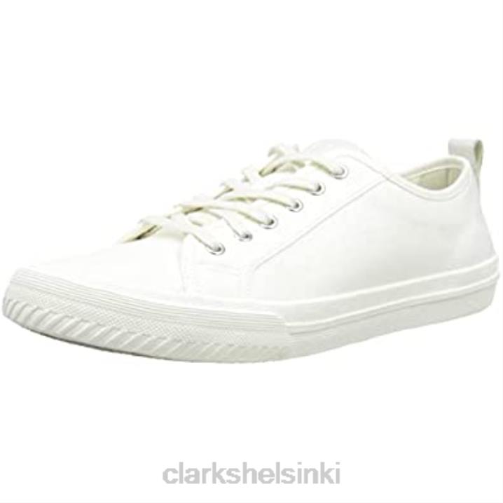 miesten roxby-pitsilenkkari clarks valkoinen kangas Clarks miehet 2DHN839 valkoinen kangas