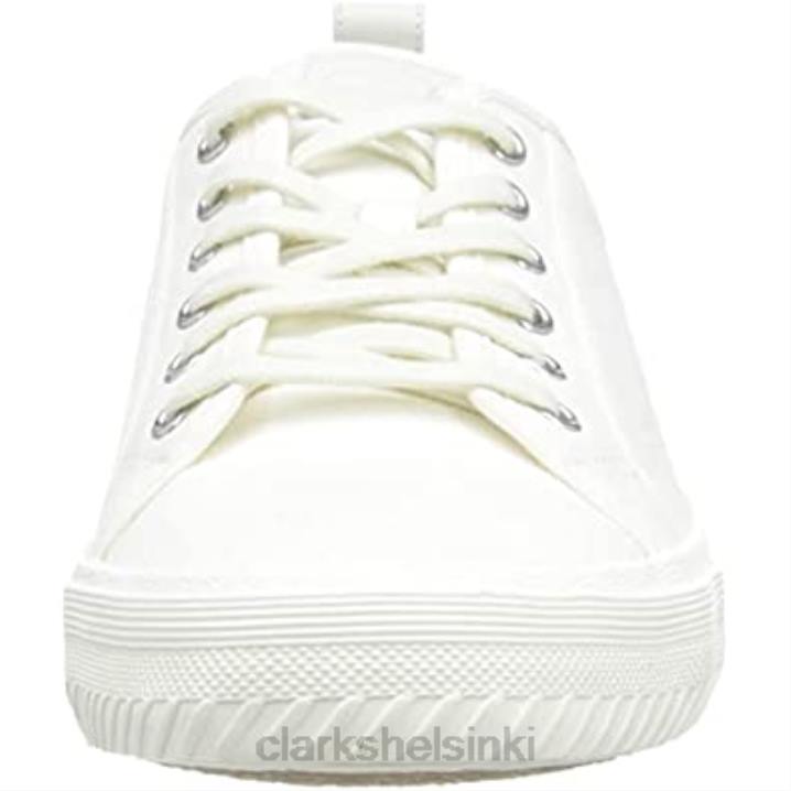 miesten roxby-pitsilenkkari clarks valkoinen kangas Clarks miehet 2DHN839 valkoinen kangas