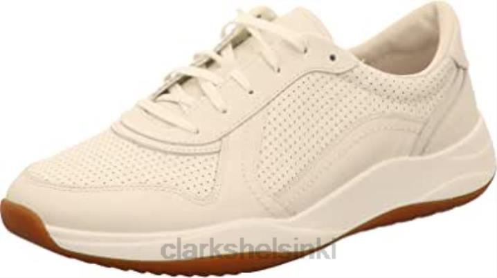 miesten sift speed matalat tennarit valkoinen valkoinen nahka valkoinen nahka clarks Clarks miehet 2DHN718 valkoista nahkaa