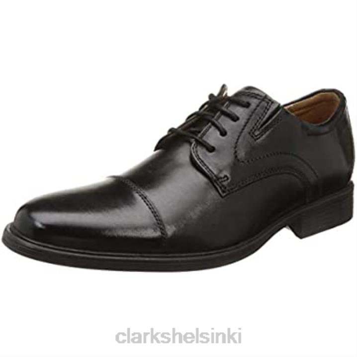 miesten whiddon cap lenkkarit clarks musta Clarks miehet 2DHN2815 musta nahka