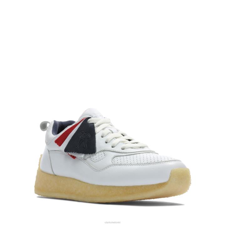 valkoinen nahkainen lockhill clarks Clarks miehet 2DHN3620 valkoista nahkaa