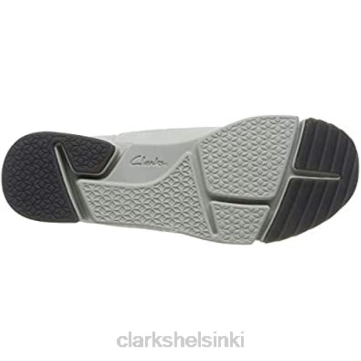 valkoiset valkoiset nahkaiset clarks miesten tri spark matalat tennarit Clarks miehet 2DHN1832 valkoinen valkoinen nahka