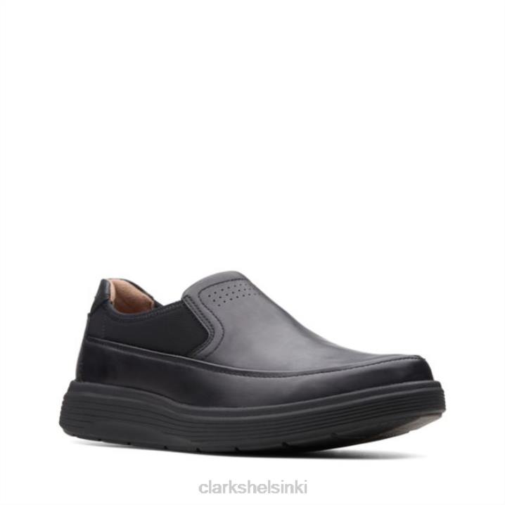 black leather un abode go black leather clarks Clarks miehet 2DHN5468 musta nahka