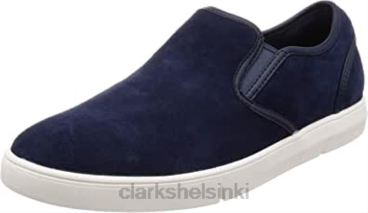 clarks blue (laivaston mokka) miesten landry step loafers Clarks miehet 2DHN2145