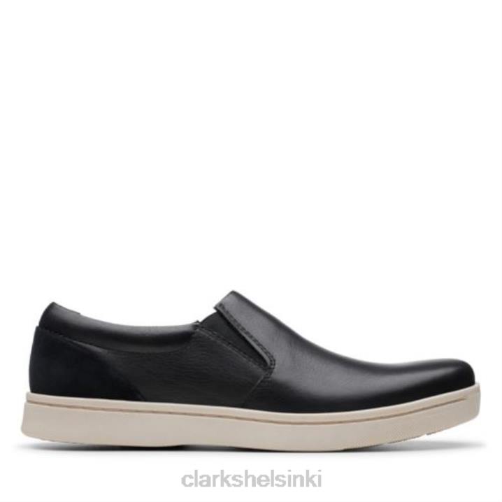 clarks kitna vapaa musta nahka Clarks miehet 2DHN4394 musta nahka