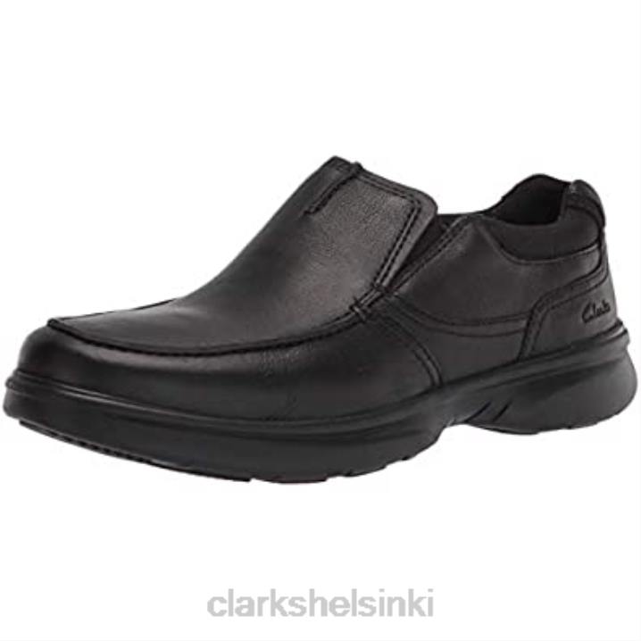 clarks miesten bradley-vapaa loafer musta rullanahka Clarks miehet 2DHN1626 musta rullanahka