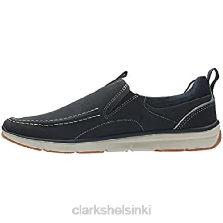 clarks miesten orson row loafers sininen laivastonsininen nubuck Clarks miehet 2DHN2330 sininen laivastonsininen nubukki