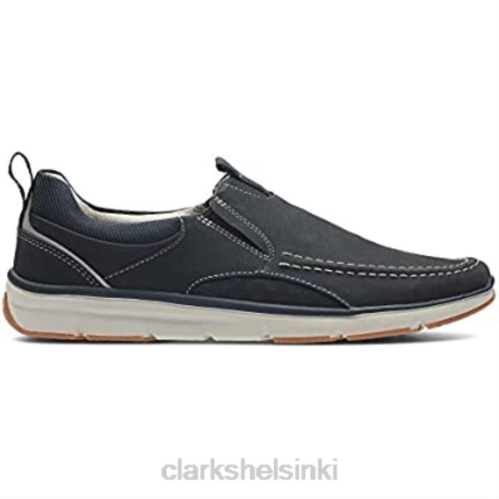 clarks miesten orson row loafers sininen laivastonsininen nubuck Clarks miehet 2DHN2330 sininen laivastonsininen nubukki