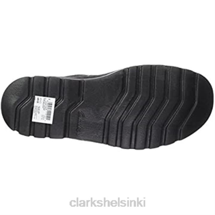 clarks musta öljyinen nahka miesten vanek esiliina loafer Clarks miehet 2DHN921 musta öljyinen nahka