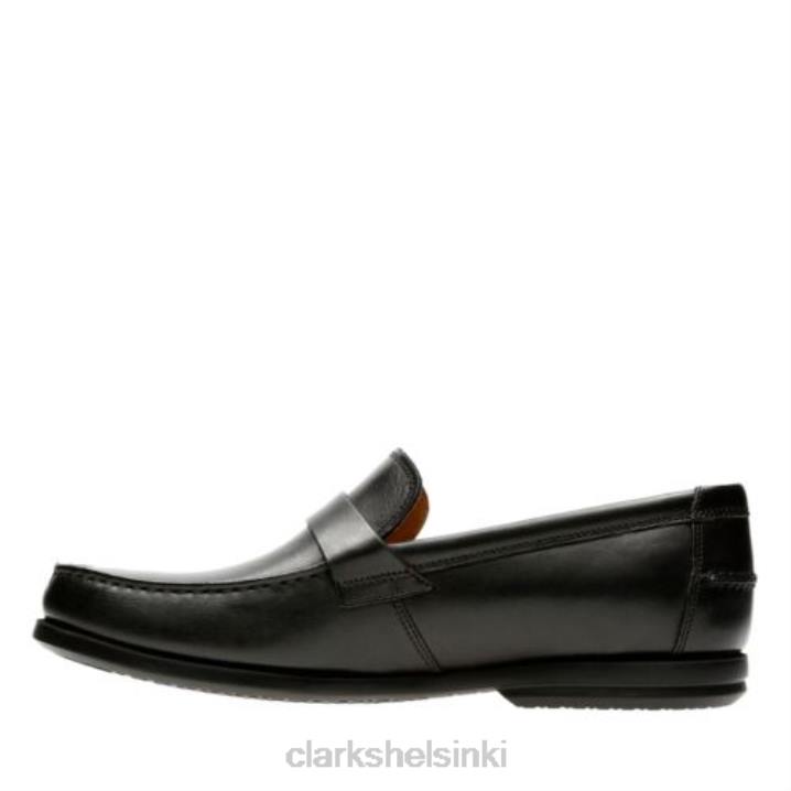 clarks musta nahka ja gala step Clarks miehet 2DHN4393 musta nahka